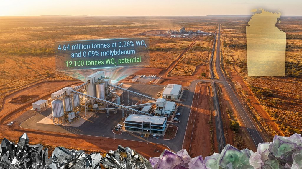 Tivan central Australia critical minerals hub facility.