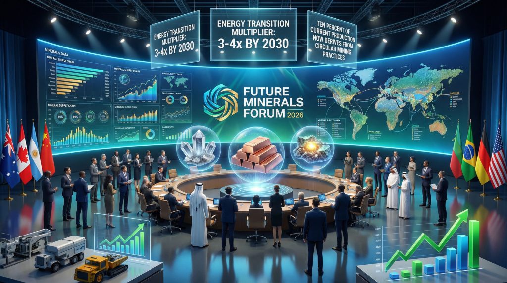 Delegates at Future Minerals Forum 2026 conference.
