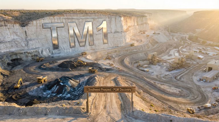 Terra Metals Ltd-TM1-TM1 mining site with heavy machinery.