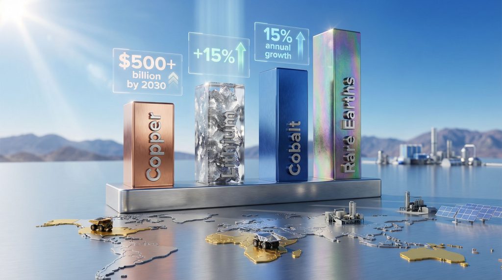 Opportunities in critical minerals growth potential.