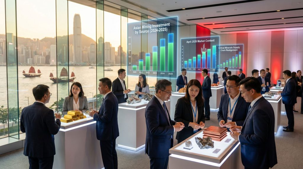 Conference on mining investments in Hong Kong.