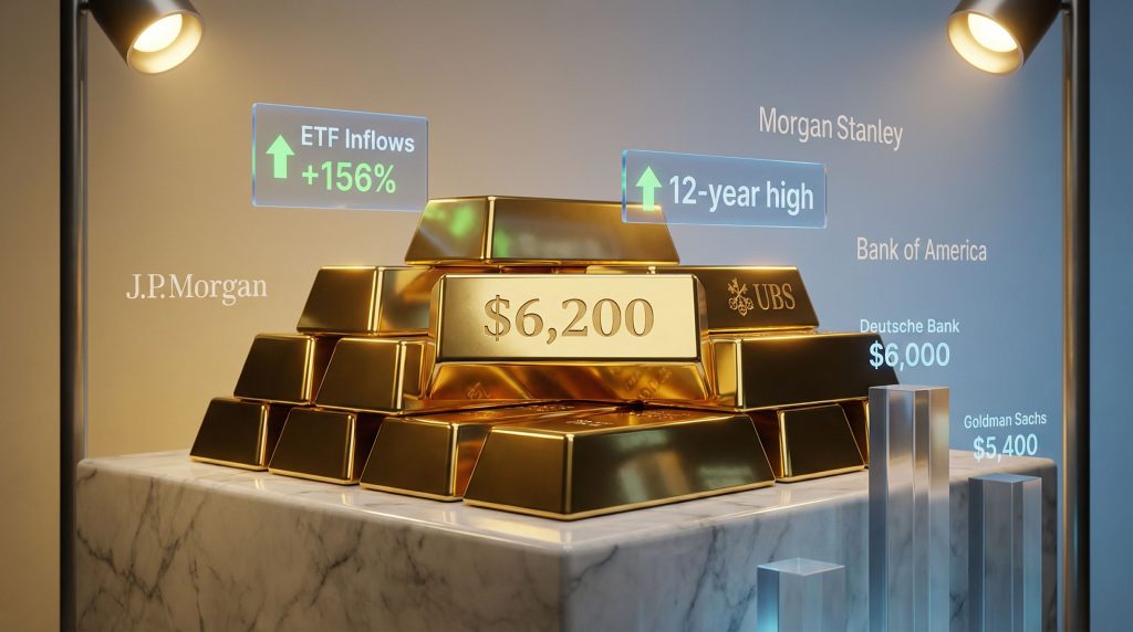 UBS gold price target 2026 projection.