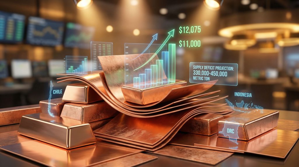 Copper price outlook: Rising demand and supply projections.