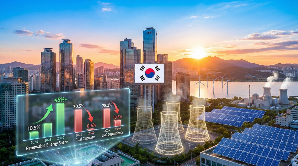 South Korea quitting coal for renewable energy.