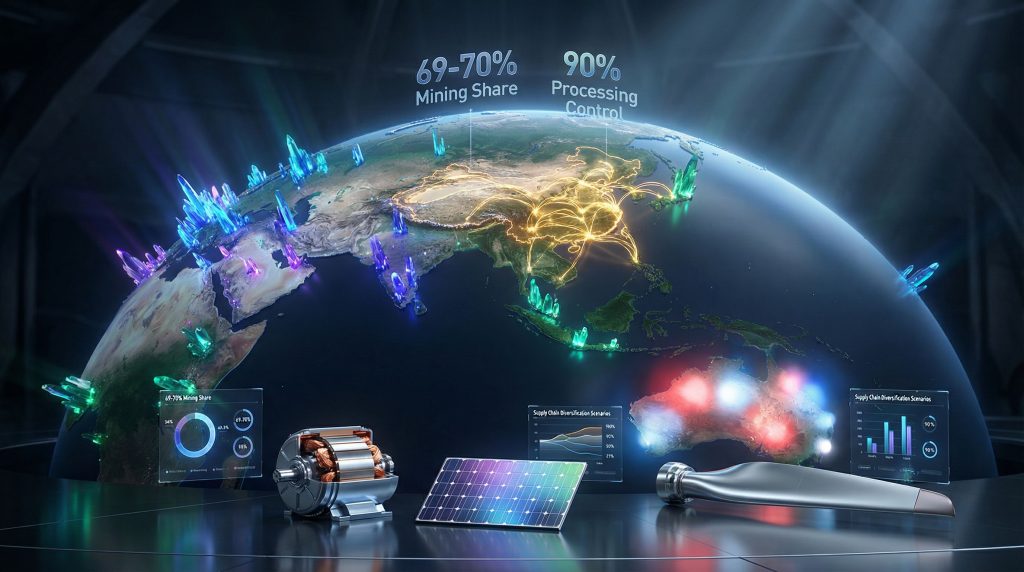 Global strategy map for reducing reliance on China.