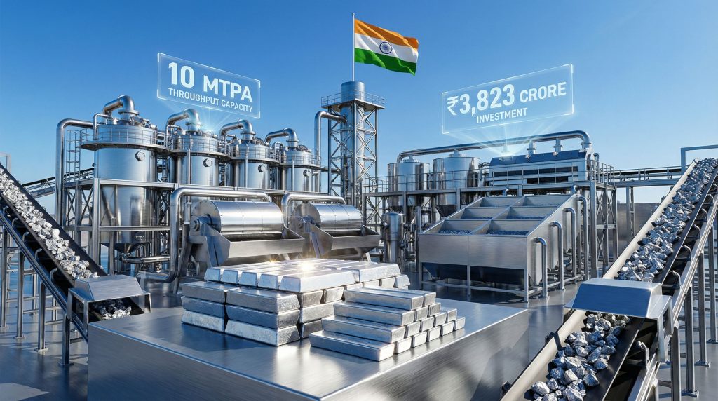 India's first zinc tailings recycling facility.