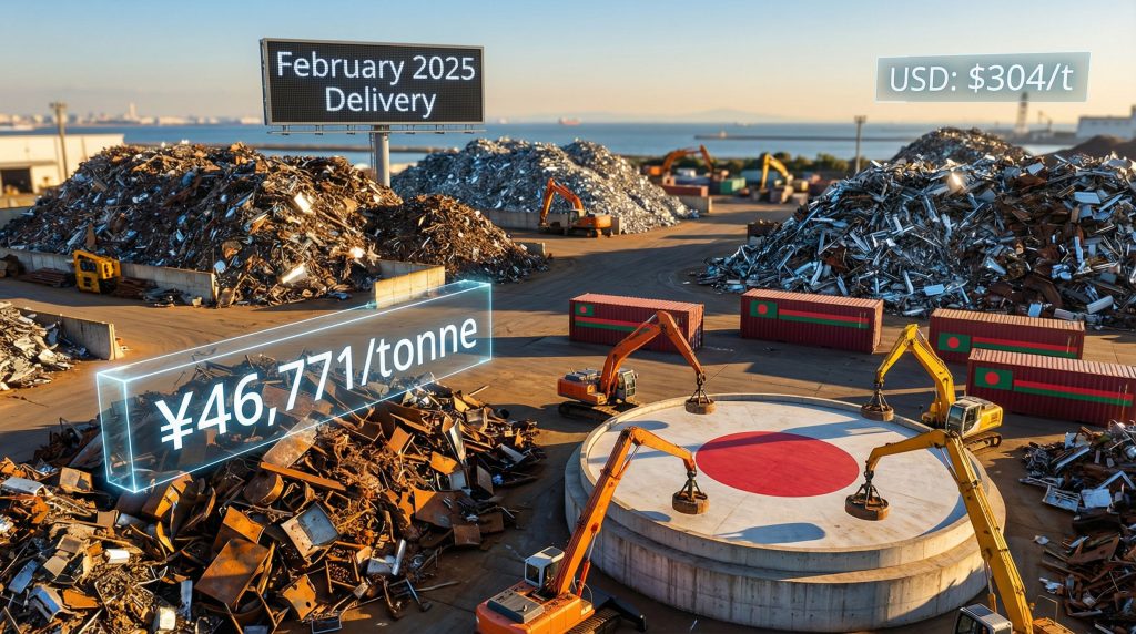 Scrap demand in Japan amid weak yen.