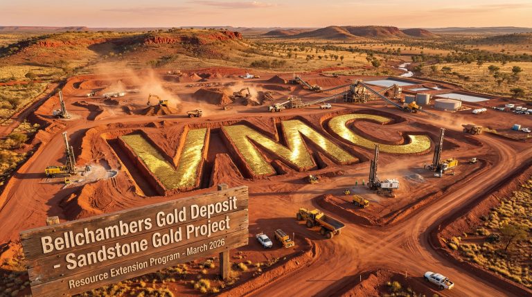 Venus Metals Corporation Ltd-VMC-Bellchambers Gold Deposit mining site excavation.