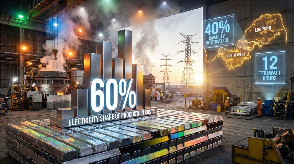 Ferrochrome industry electricity tariff visual proposal.