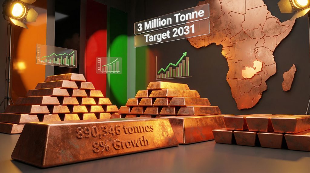 Zambia copper output growth targets 2031.