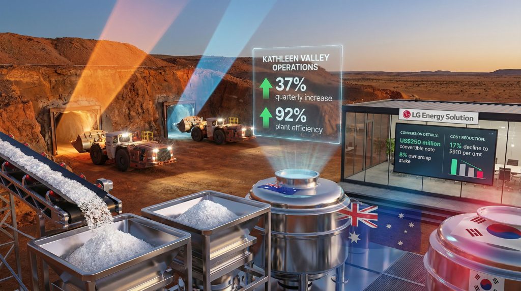 Liontown lithium stock boosts production efficiency.