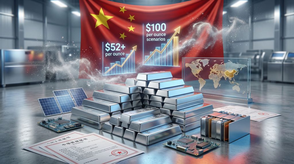 China silver export restrictions impact global market.