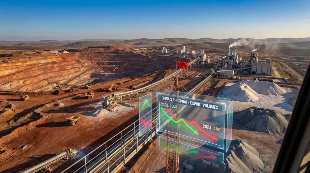 China's phosphate export market with mining operations.