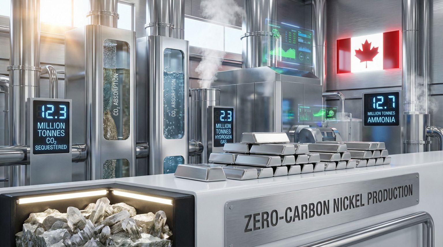 Canada Nickel Zero-Carbon Production Tech Breakthrough