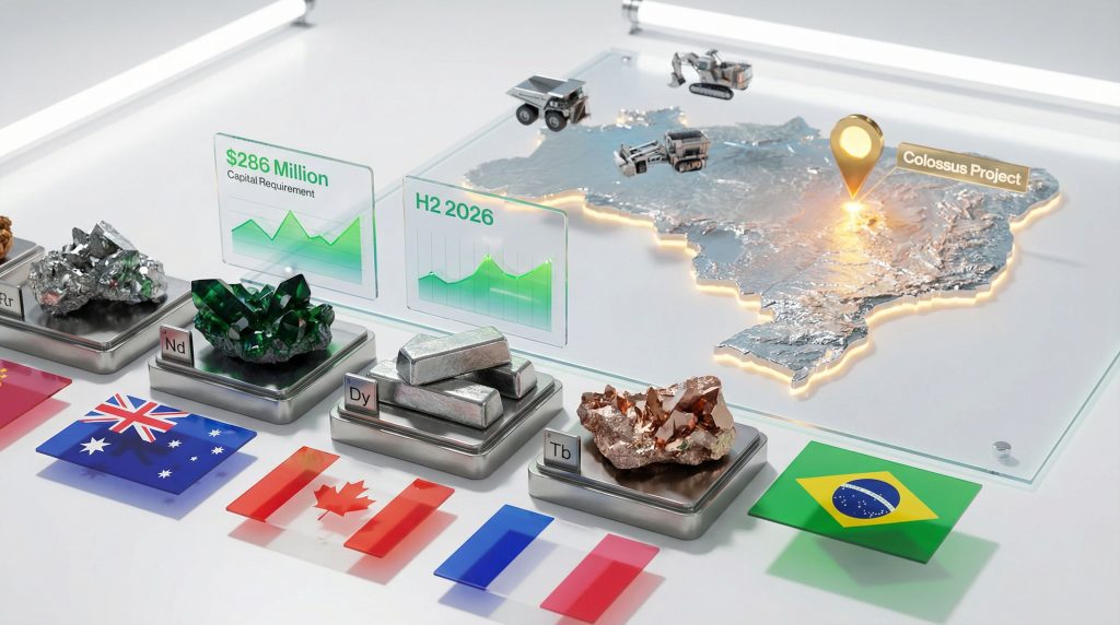 Viridis Mining Colossus Project finance details.