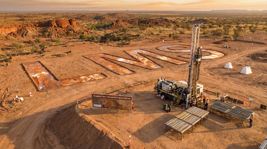 Litchfield Minerals Ltd-LMS-Oonagalabi Project in expansive desert landscape.
