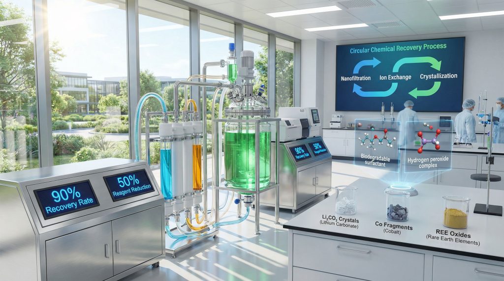 Innovative green chemistry for sustainable mining.
