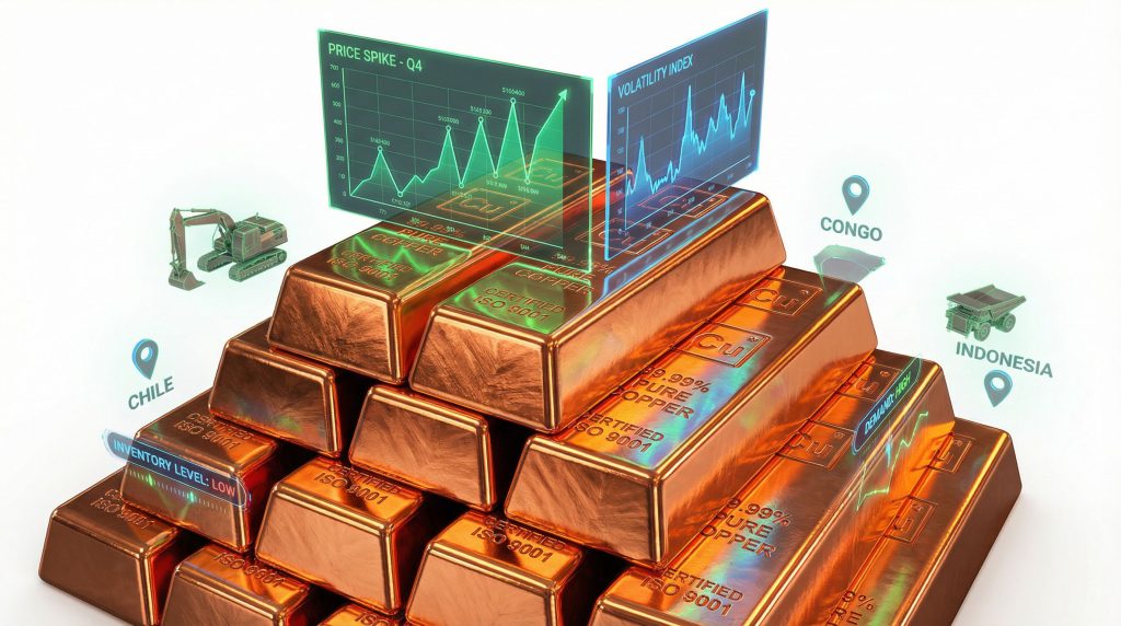 Copper price disruptions and global supply challenges.