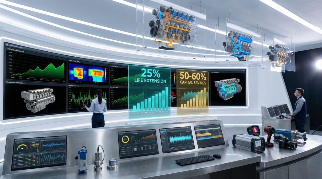 Engine technology advancements and analysis center.