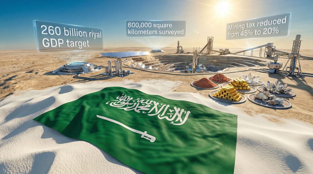 Saudi Arabia mining initiatives boost economy.