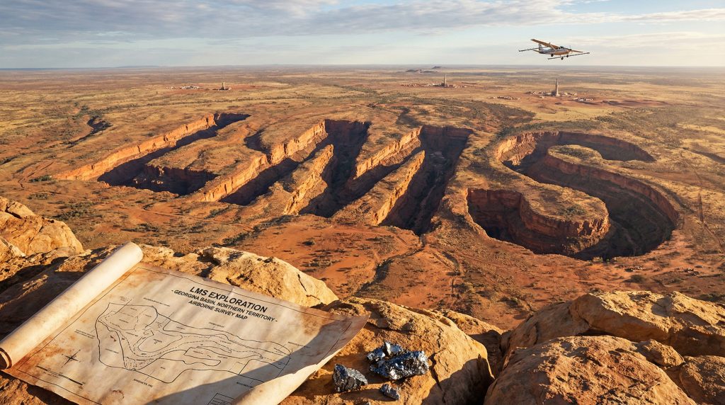 Litchfield Minerals Ltd-LMS-Aerial view of LMS canyon landscape.