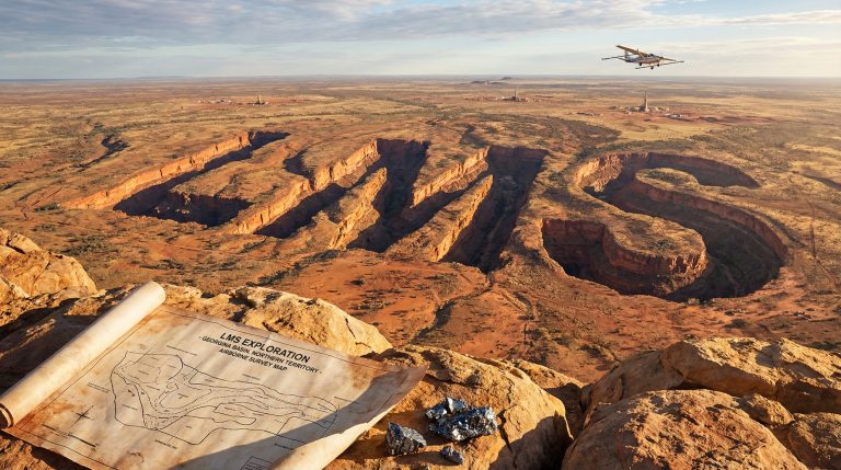 Litchfield Minerals Ltd-LMS-Aerial view of LMS canyon landscape.