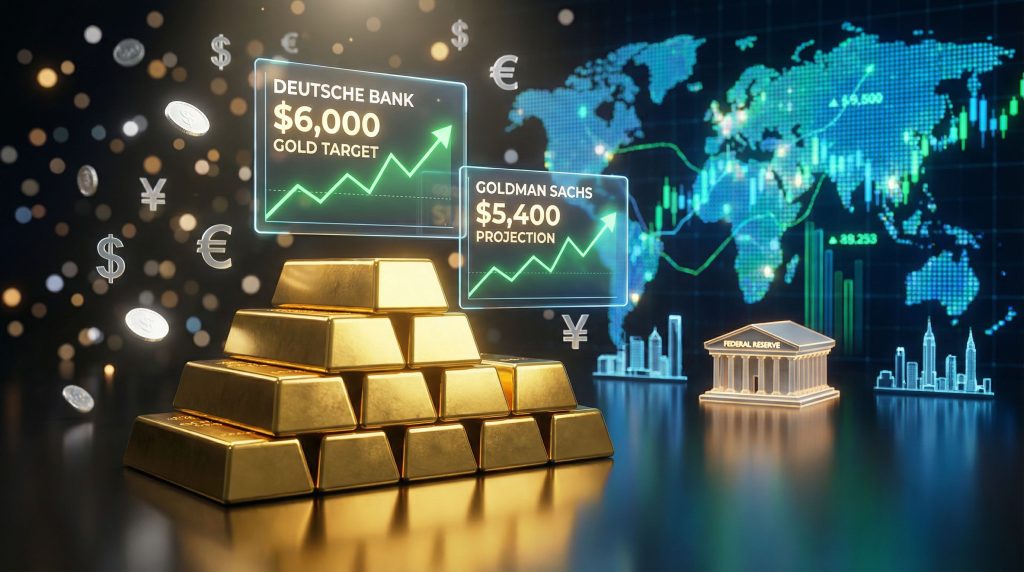 Gold and silver surge, economic projections rise.