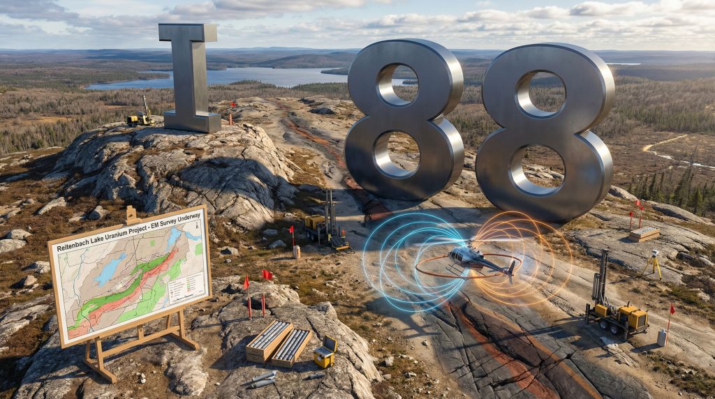 Infini Resources Ltd-I88-Reitenbach project site with large sculptures.
