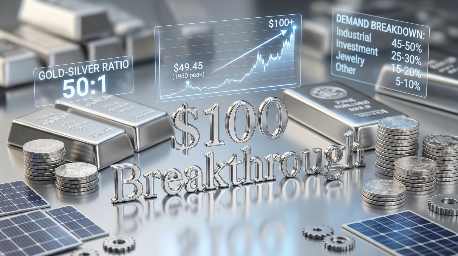 Silver $100 Milestone: Market Impact & $300 Targets