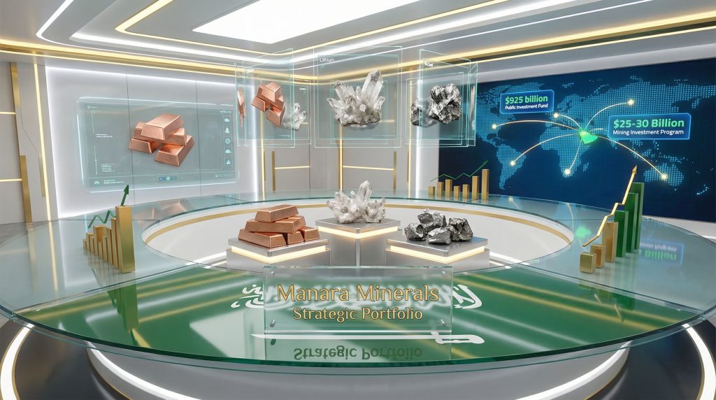 Saudi Arabia mining firm Manara strategic presentation.