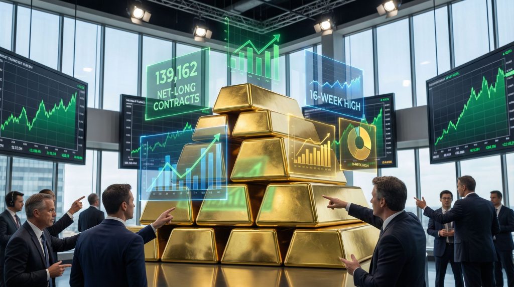 Hedge funds boost gold positions significantly.