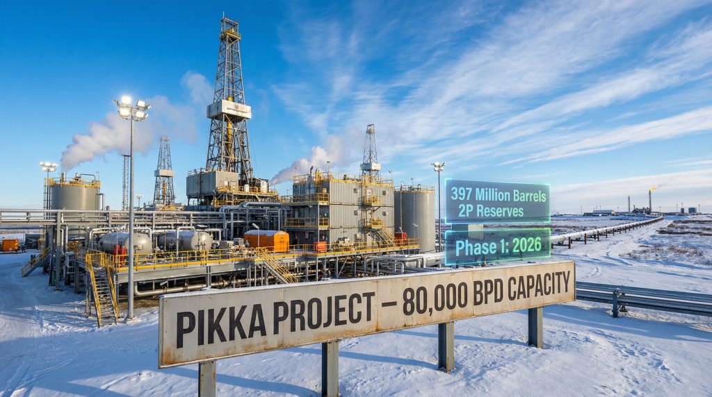 Pikka Project in Alaska oil facility.