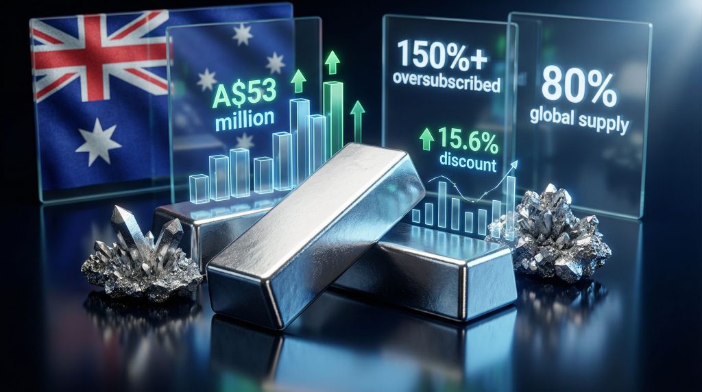 Tungsten mining oversubscribed placement, financial growth.