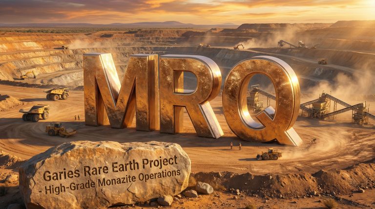 MRG Metals Ltd-MRQ-MRQ mining site with giant letters.