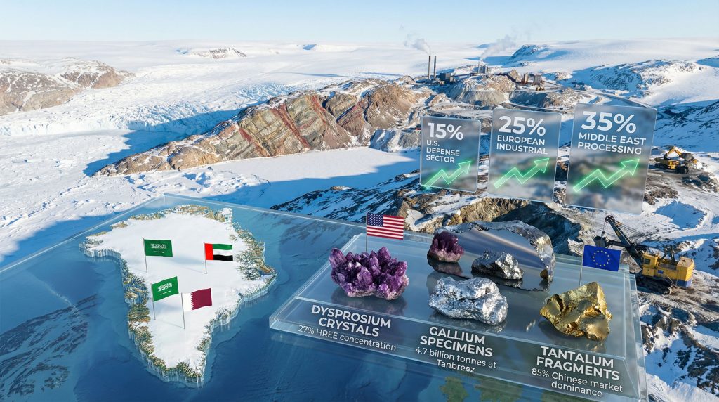 Greenland rare earth supply deals visualized.