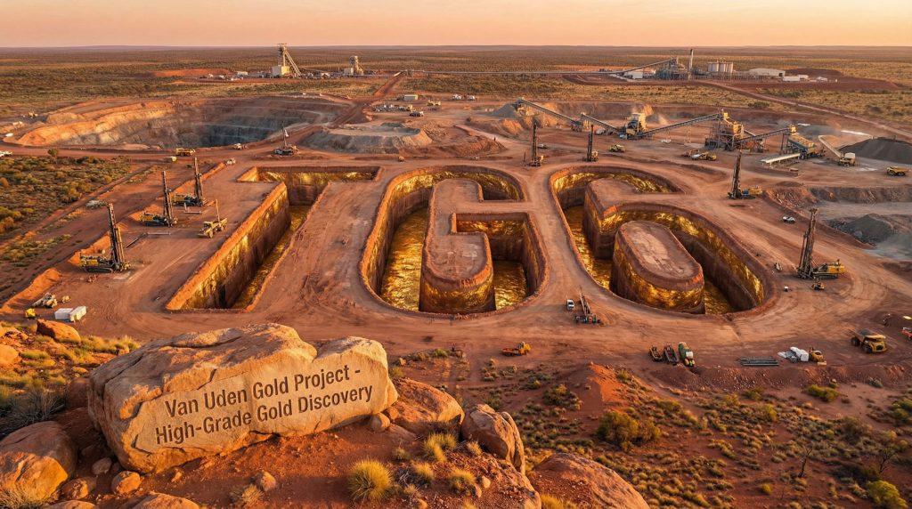 TG Metals Ltd-TG6-Van Uden Gold Project excavation site.