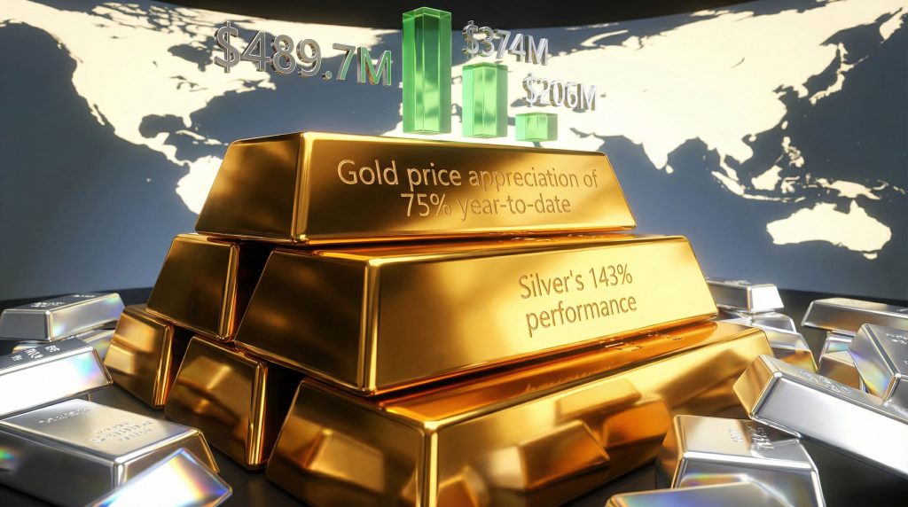 Gold silver miners equity raises visualized with bullion.