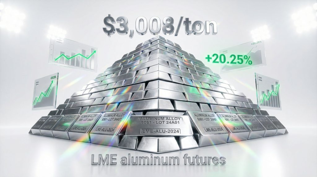 Aluminum price spikes due to supply concern.