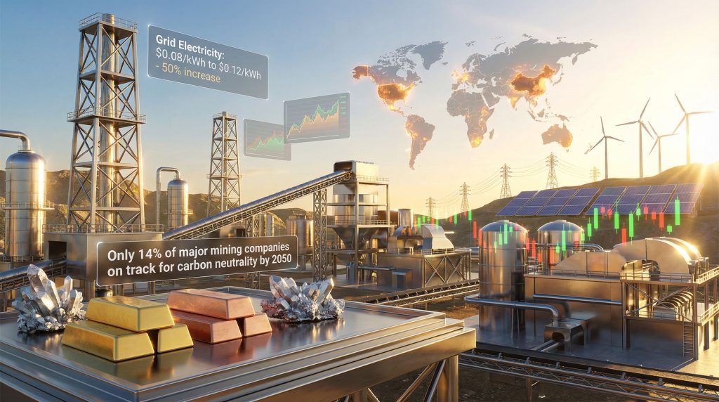 Mining infrastructure with environmental and viability concerns.