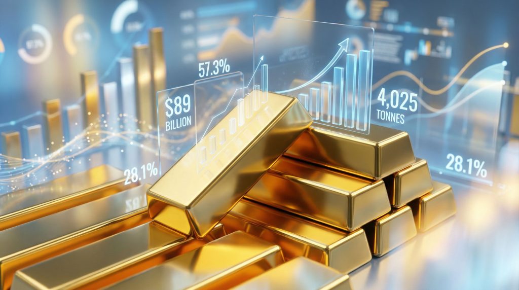 Gold ETFs inflows 2025: Growth and statistics.