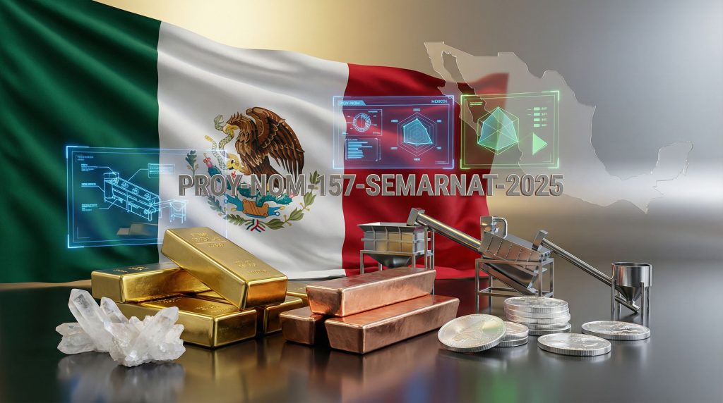 Mexican mining waste regulation consultation imagery.