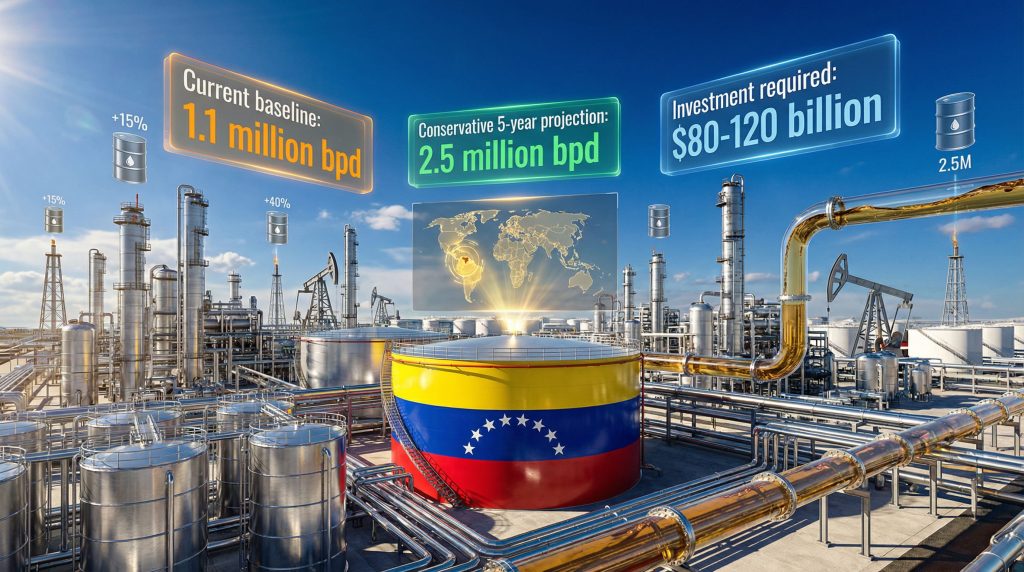 Venezuelan oil production and investment requirements.