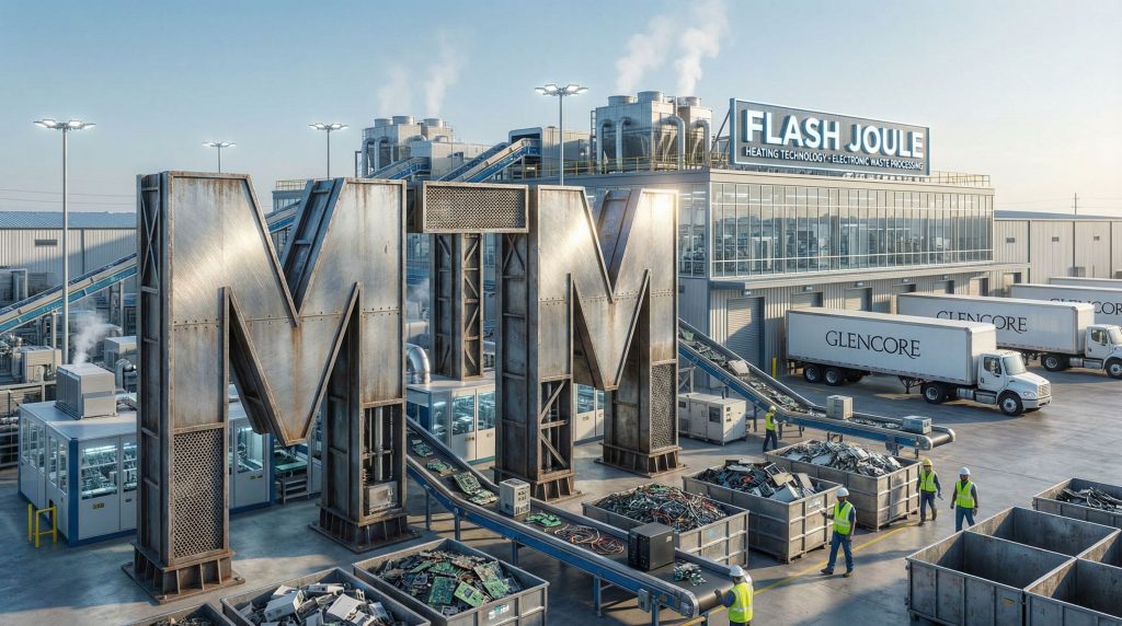Metallium Ltd-MTM-Flash Joule processing plant with equipment.