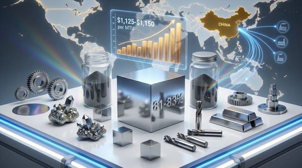 Tungsten export controls affecting global trade.