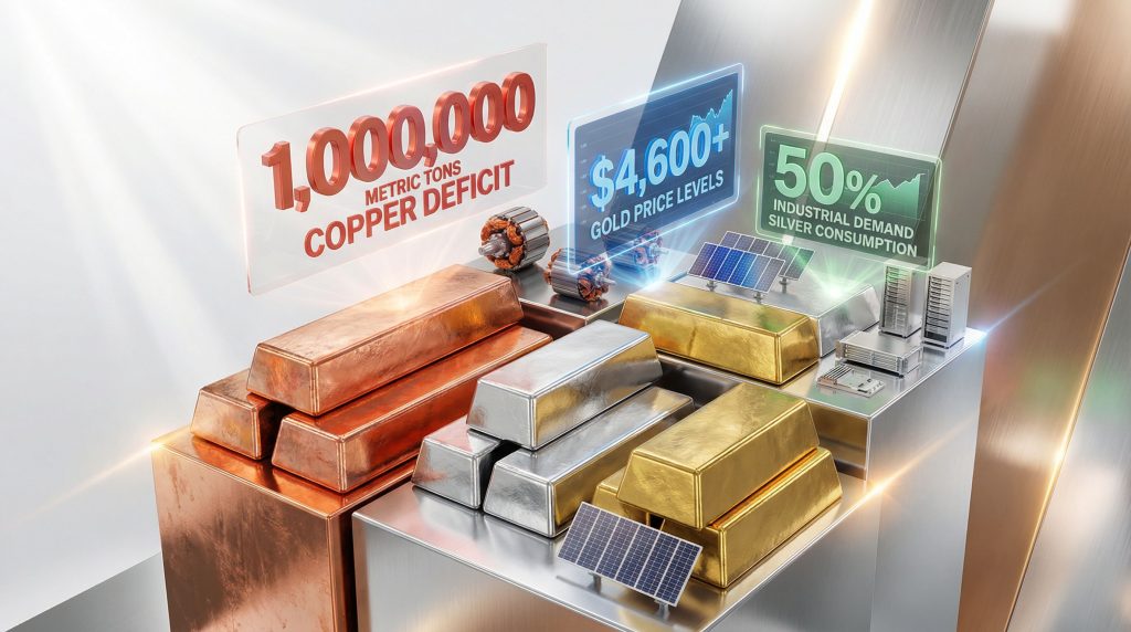 Metals Mania Mayhem: Copper deficit, gold surge.