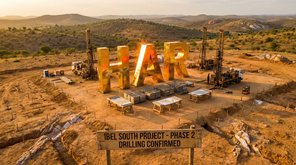 Haranga Resources Ltd-HAR-Ibel South Project Phase 2 site.