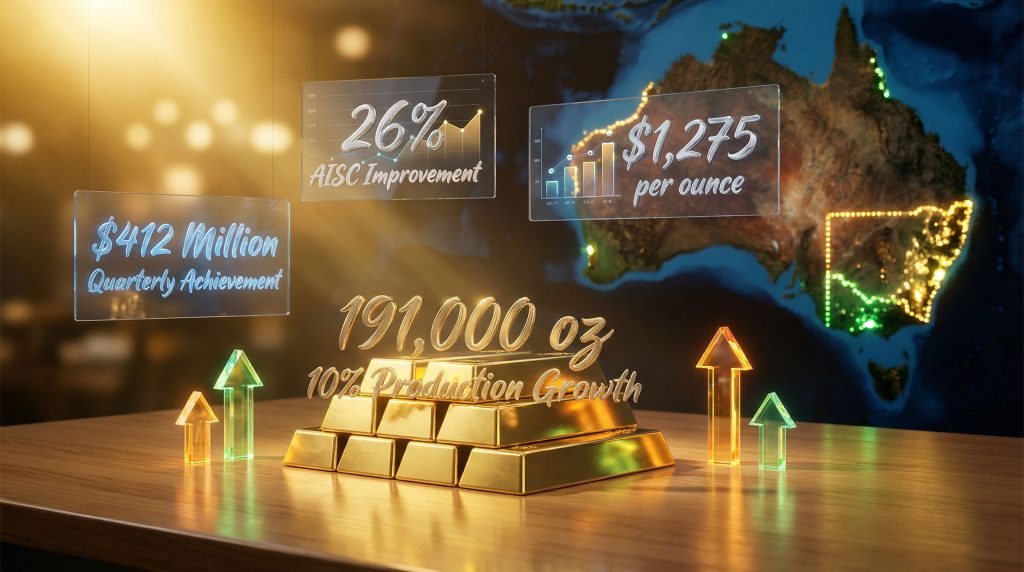 Evolution Mining boosts gold production growth.