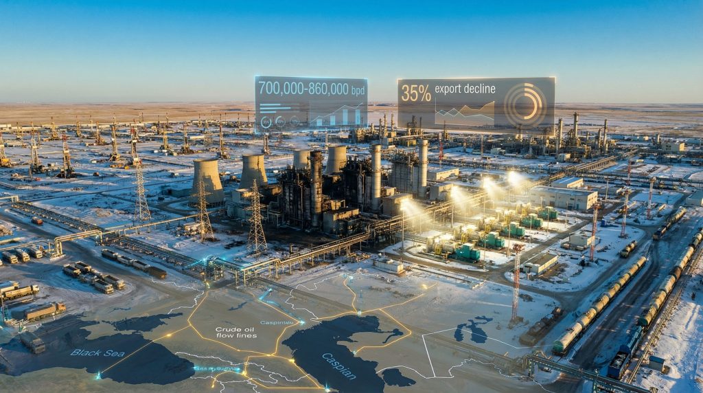 Tengiz Oilfield Fire Shuts Down Major Kazakhstan Output