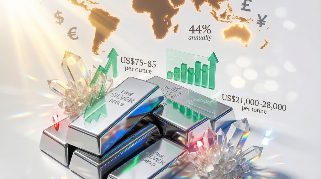Silver and lithium prices increase sharply.