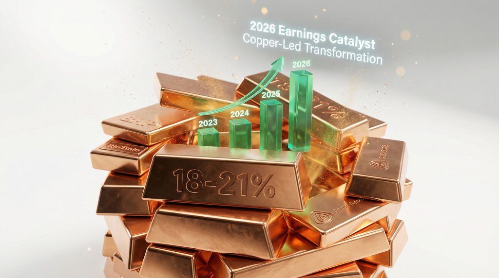Earnings upside for major miners' growth trend.